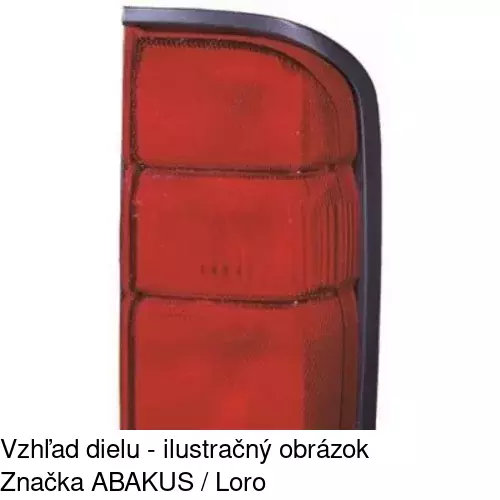 Zadné svetlo POLCAR Z277788-E