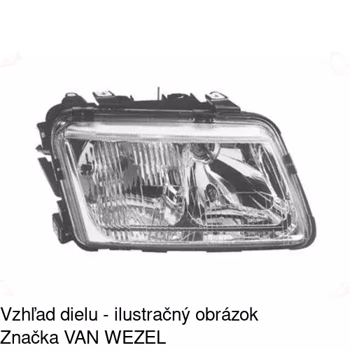 Hlavný reflektor POLCAR 1323106E - obr. 5