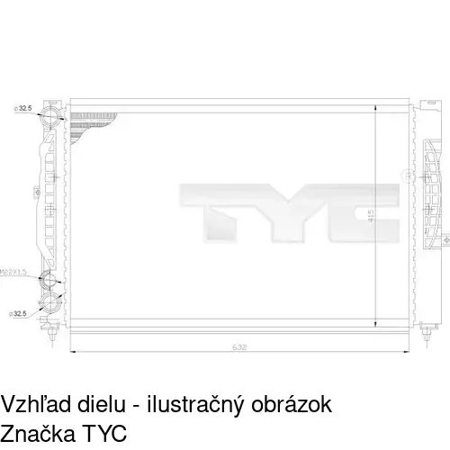 Chladiče vody POLCAR 132408-2 - obr. 2