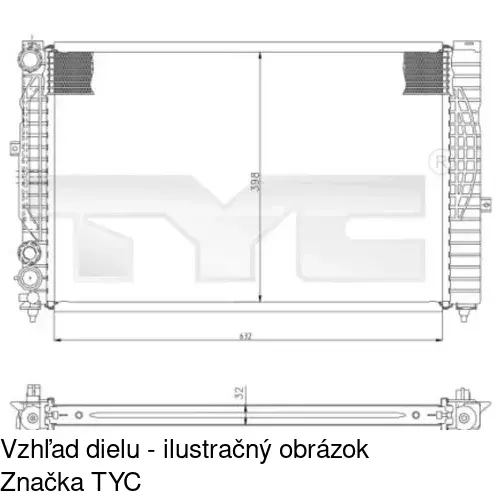 Chladiče vody POLCAR 13240802 - obr. 3