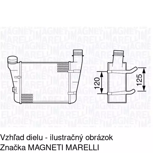 Chladiče vzduchu (Intercoolery) POLCAR 1325J8-6