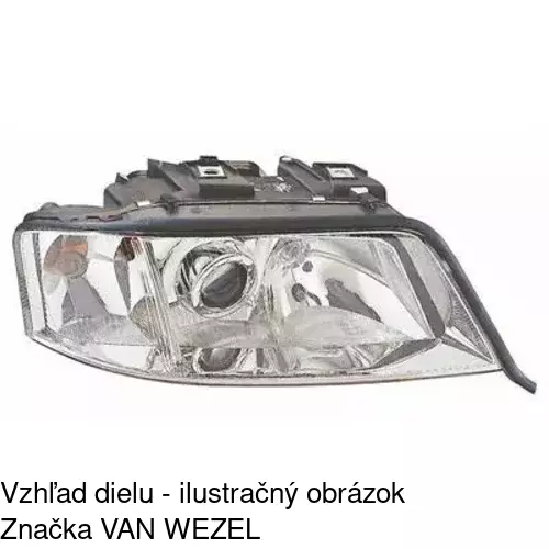 Hlavný reflektor POLCAR 1327101E - obr. 2