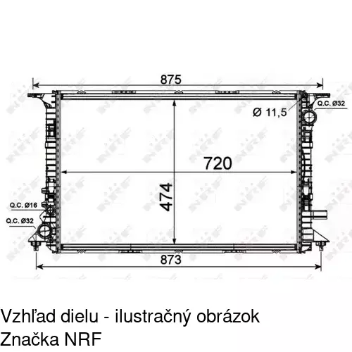 Chladiče vody POLCAR 133008-1