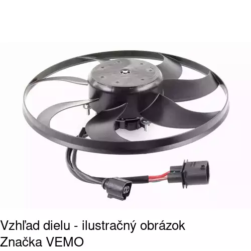 Ventilátor bez krytu / podpery POLCAR 133123U4-1