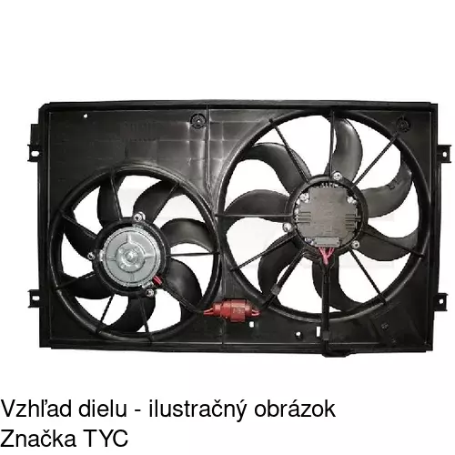 Ventilátor bez krytu / podpery POLCAR 133123U5-1 - obr. 2