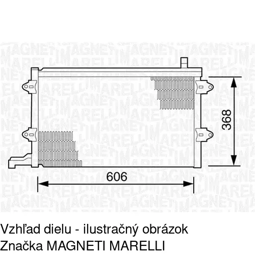 Chladiče klimatizácie POLCAR 1331K8C1S