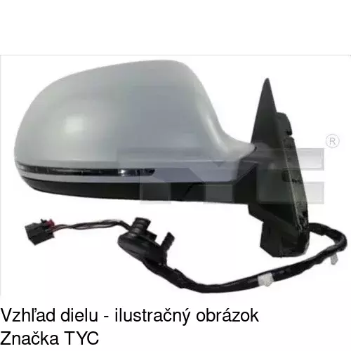 Vonkajšie zrkadlo POLCAR 1332521S