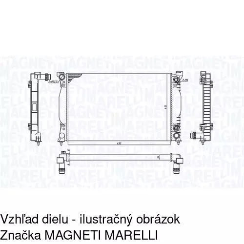 Chladiče vody POLCAR 133408-7 - obr. 1