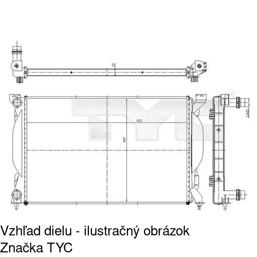 Chladiče vody POLCAR 133408A1