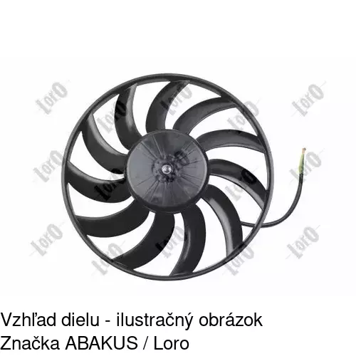 Ventilátor bez krytu / podpery POLCAR 133423U2 - obr. 5