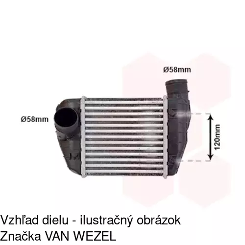 Chladiče vzduchu (Intercoolery) 1338J8-5 /POLCAR/ - obr. 3