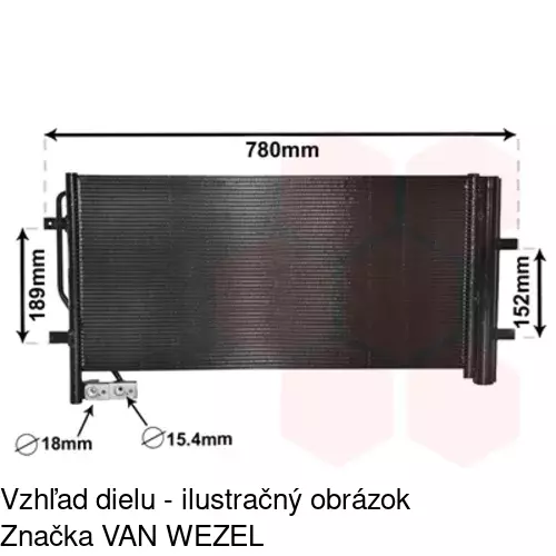 Chladiče klimatizácie POLCAR 13X1K8C1 - obr. 4