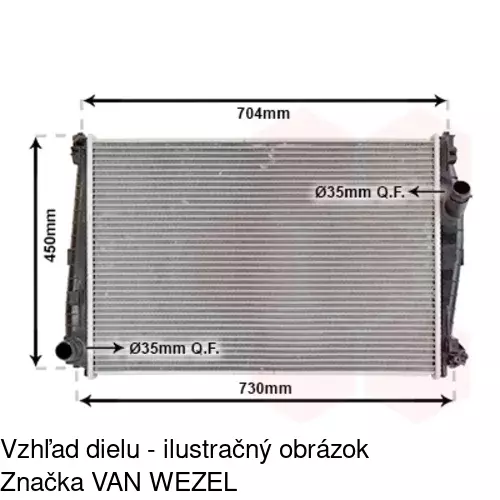 Chladiče vody POLCAR 141108-1 - obr. 3