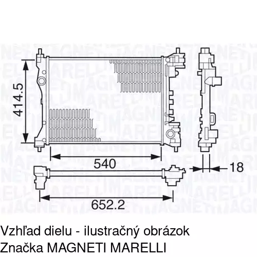 Chladiče vody POLCAR 142508A1 - obr. 3