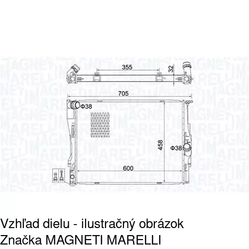 Chladiče vody POLCAR 200108-3 - obr. 1