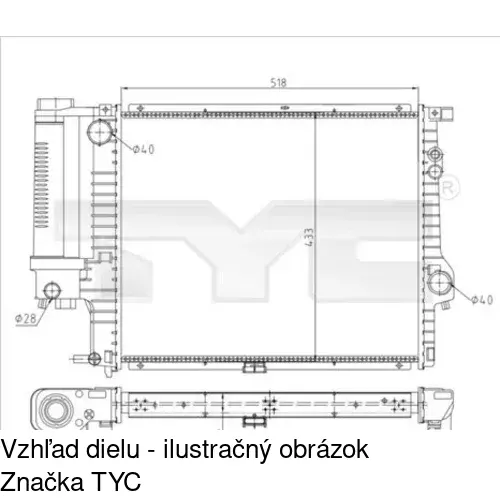 Chladiče vody 201608-3 /POLCAR/ - obr. 3