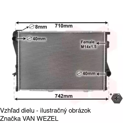 Chladiče vody POLCAR 201608A6 - obr. 4