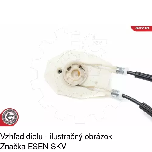 Elektrický mechanizmus okna dverí POLCAR 2016PSE3 - obr. 3