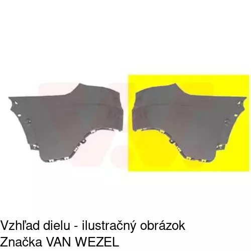 Rámik nárazníka POLCAR 205198