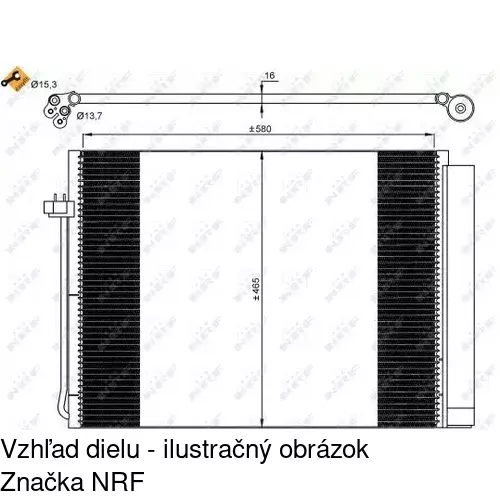 Chladiče klimatizácie POLCAR 2051K8C1S - obr. 2