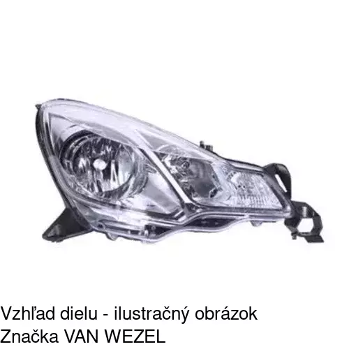 Hlavný reflektor POLCAR 231810-E - obr. 5