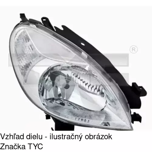 Hlavný reflektor POLCAR 2327092E