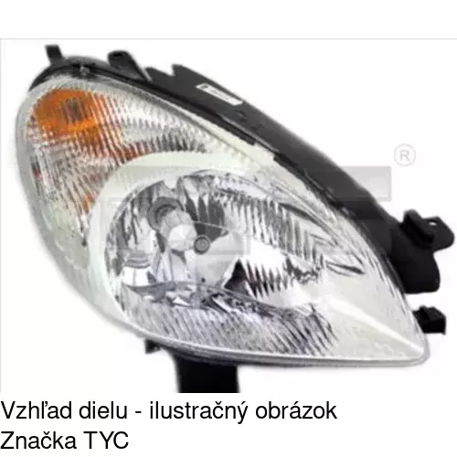 Hlavný reflektor POLCAR 2327100E