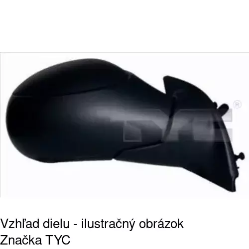 Vonkajšie zrkadlo POLCAR 2327517E - obr. 2