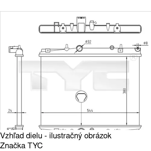 Chladiče vody POLCAR 233208A7