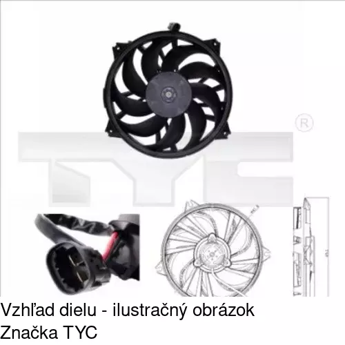 Ventilátory chladičov POLCAR 233223W4 - obr. 1