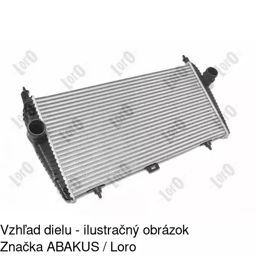 Chladiče vzduchu (Intercoolery) POLCAR 2333J8-2 - obr. 1