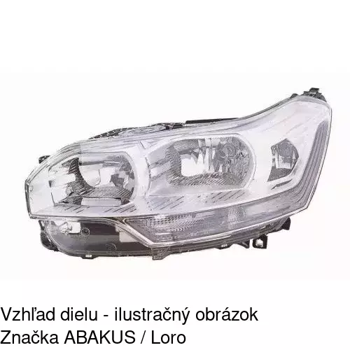 Hlavný reflektor POLCAR 233410-E - obr. 4