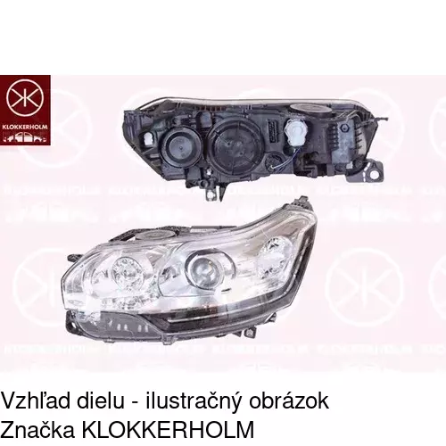 Hlavný reflektor POLCAR 2334103V