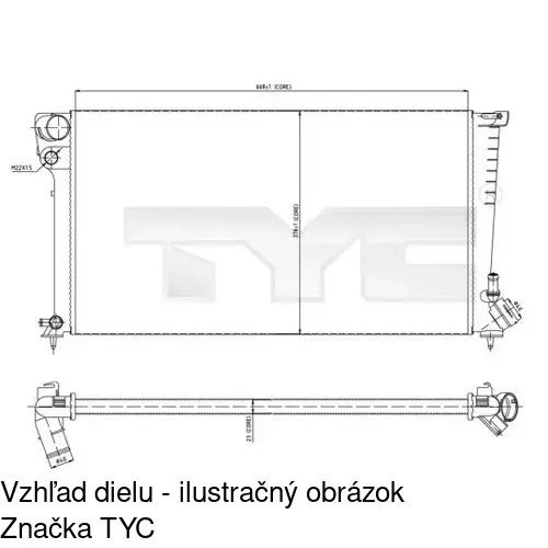 Chladiče vody POLCAR 235008A8