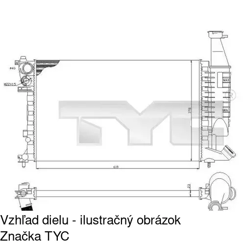 Chladiče vody POLCAR 235008A9