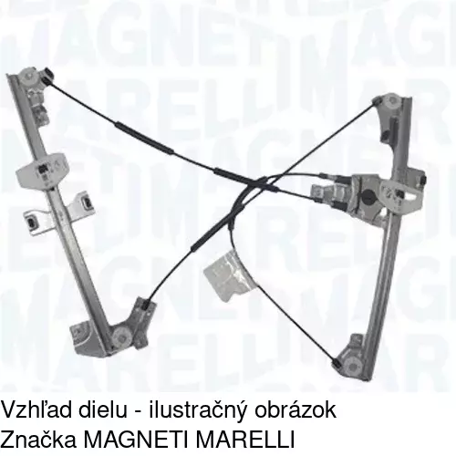 Elektrický mechanizmus okna dverí POLCAR 2350PSE2 - obr. 3