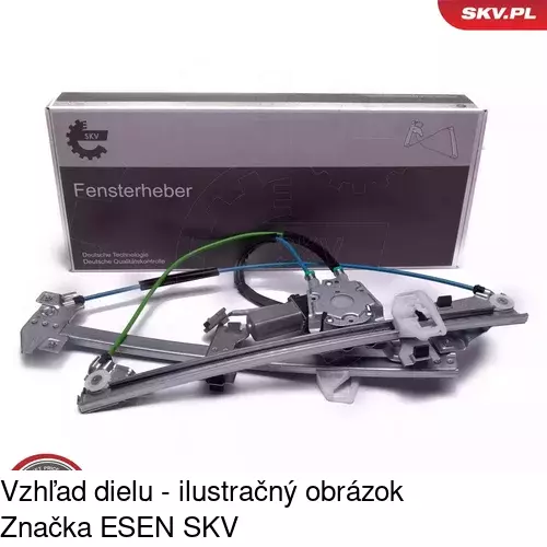 Mechanizmus sťahovania okna elektrický bez motora POLCAR 2350PSG2 - obr. 5