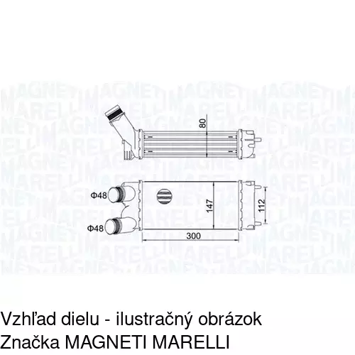 Chladiče vzduchu (Intercoolery) POLCAR 2351J8-2 - obr. 1