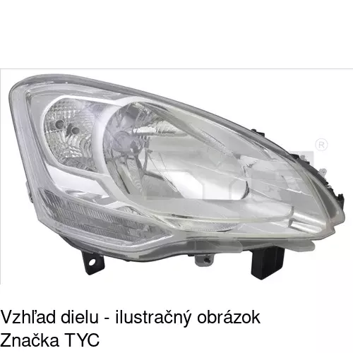 Hlavný reflektor POLCAR 235209-V