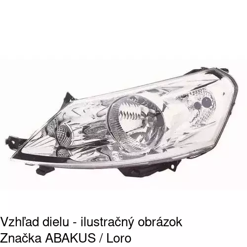 Hlavný reflektor POLCAR 2397090E - obr. 3