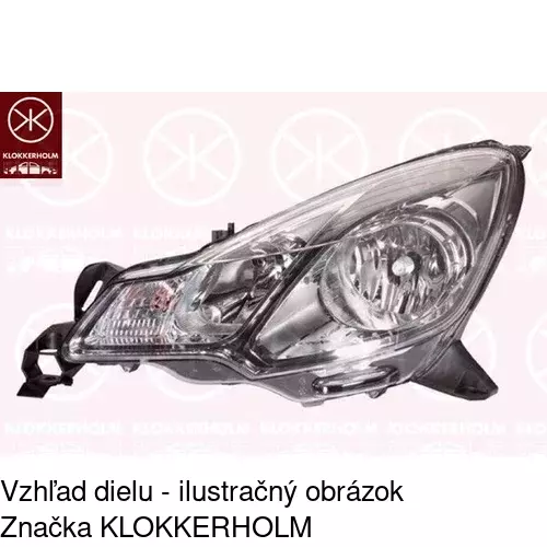 Hlavný reflektor POLCAR 23B110-T - obr. 2