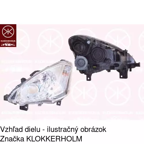 Hlavný reflektor POLCAR 23U109-E - obr. 1