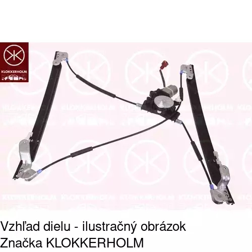 Elektrický mechanizmus okna dverí POLCAR 2420PSE1