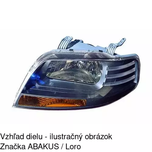 Hlavný reflektor 2500094E /POLCAR/ - obr. 5