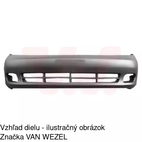 Predný nárazník POLCAR 250507-1 - obr. 1