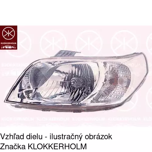 Hlavný reflektor POLCAR 251509-E