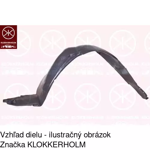 Podblatník (plast) POLCAR 2515FP1T