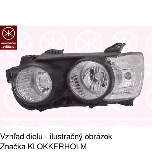 Hlavný reflektor POLCAR 25B1102E - obr. 1