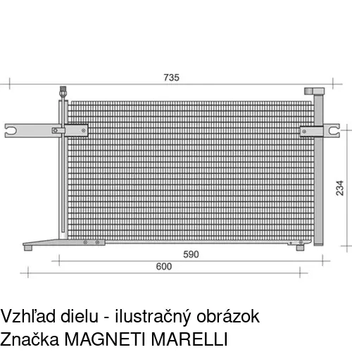 Chladiče klimatizácie POLCAR 2705K8C2S