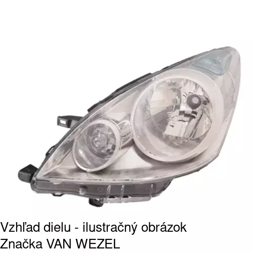 Hlavný reflektor POLCAR 271209-E - obr. 2